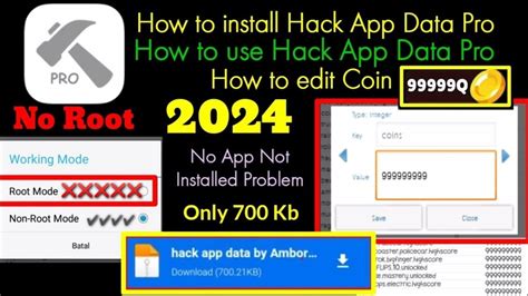 How to install and use Hack App Data Pro to hack any Android.